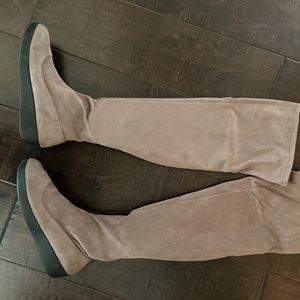 FitFlop NEW Alice over-the-knee Microfiber Boots Steel Grey Women’s size 9 US